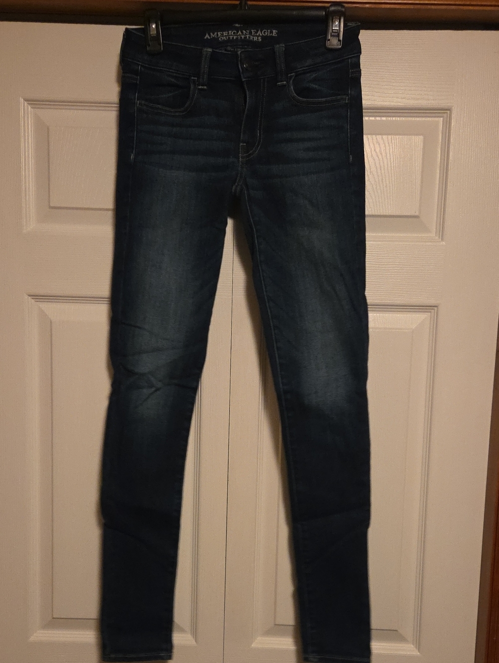 American Eagle Outfitters Super Stretch Jeggings - Indigo Blue